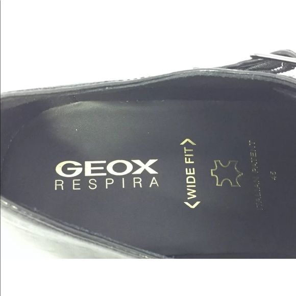 New Geox Uomo Albert Men’s Leather Shoes Monk Strap Oxford Black 45 12 Wide - Picture 8 of 13